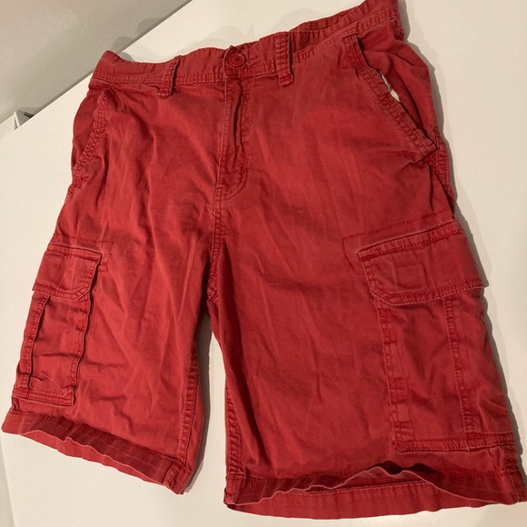 George Other - George red cargo shorts